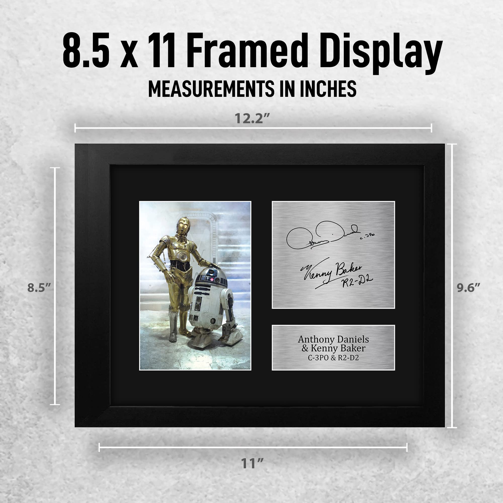 Amazon.com: HWC Trading Anthony Daniels & Kenny Baker USL Framed